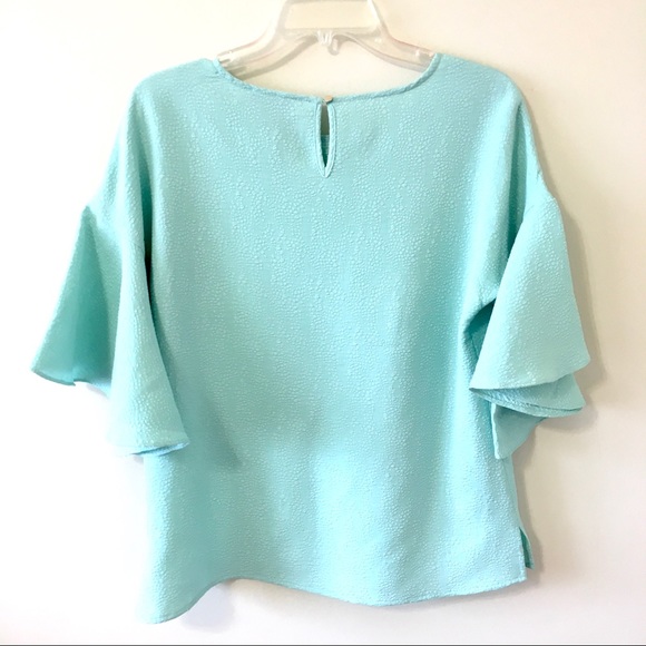 Calvin Klein Blouse - Mint Green - Sz S Small - Picture 2 of 13